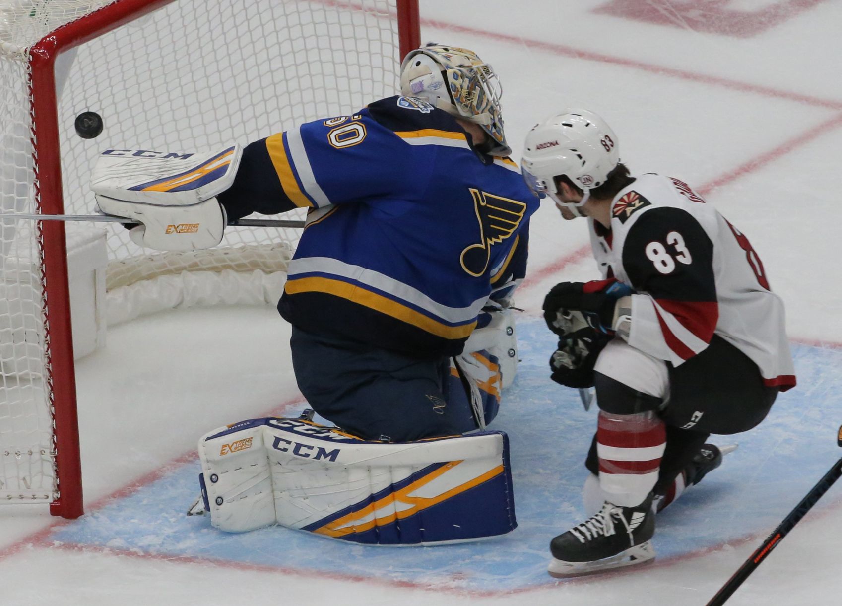 The Blues take on the Coyotes at Enterprise